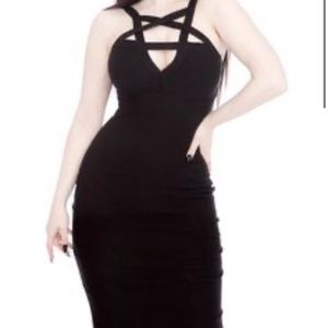 Killstar: pentagram bodycon dress